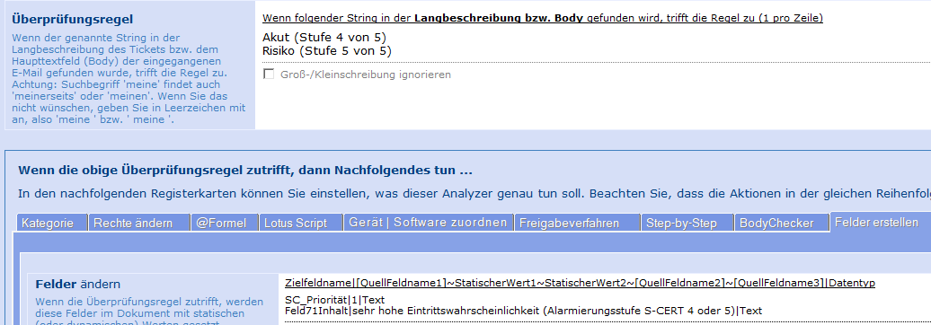 Screenshot zum Vorschlag
