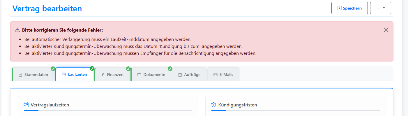 Screenshot zum Vorschlag