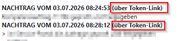 Screenshot zum Vorschlag