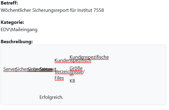 Screenshot zum Vorschlag