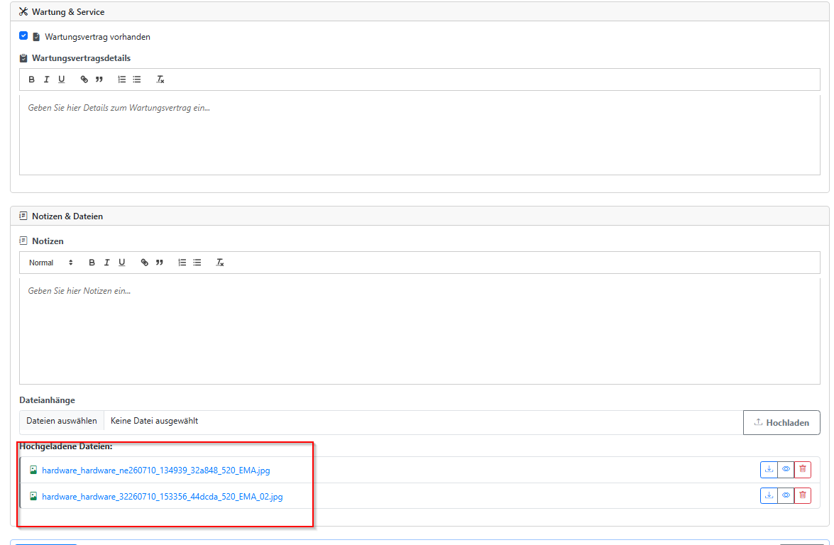 Screenshot zum Vorschlag