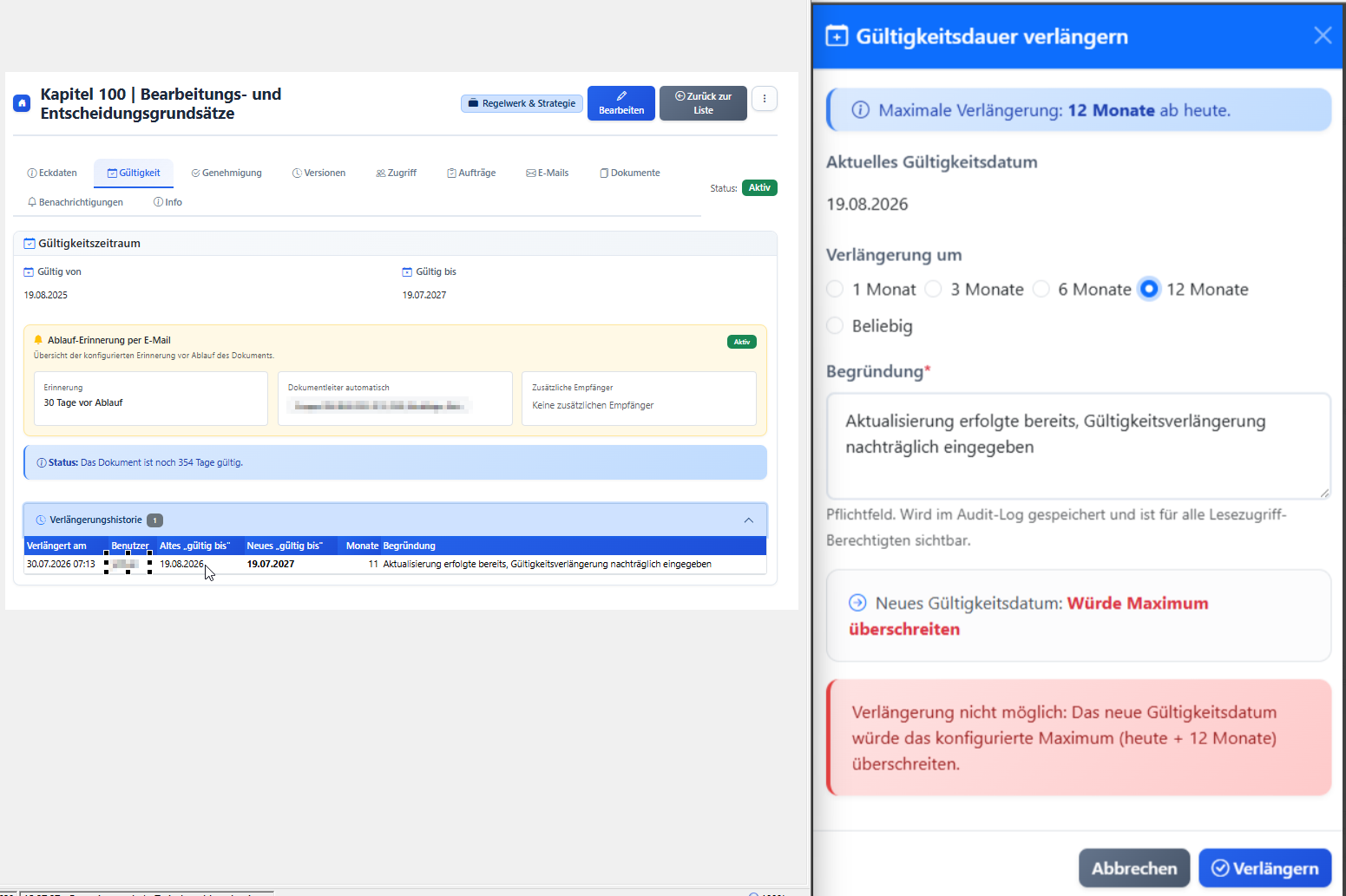 Screenshot zum Vorschlag