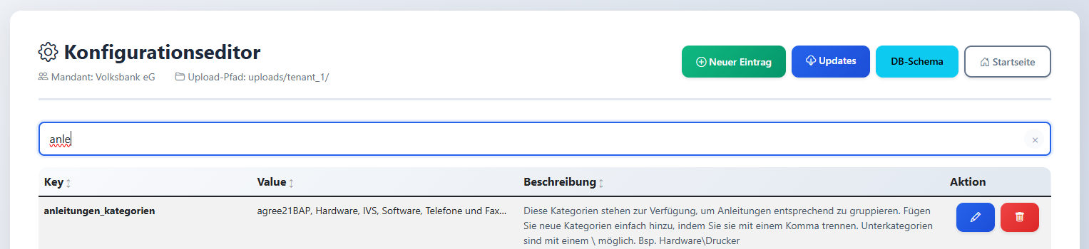 Screenshot zum Vorschlag
