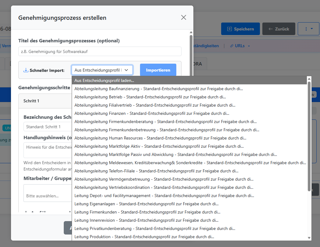 Screenshot zum Vorschlag