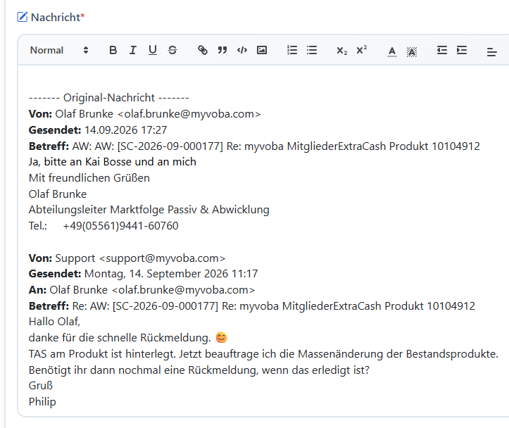 Screenshot zum Vorschlag