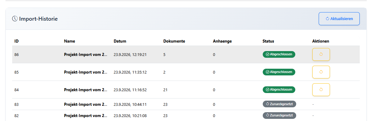 Screenshot zum Vorschlag